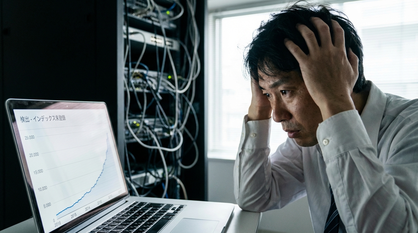 Google Search Consoleの「検出 - インデックス未登録」が増え続け、頭を抱える大規模サイトの運営者